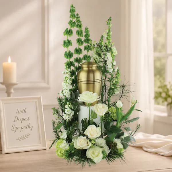 Peaceful Memories Urn Tribute